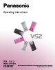 Panasonic EB-VS2 Operating Instructions Manual