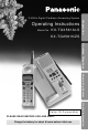 Panasonic KX-TG2581ALS, KX-TG2581NZS Operating Instructions Manual