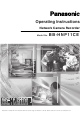 Panasonic BB-HNP11CE Operating Instructions Manual