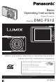Panasonic Lumix DMC-FS12 Basic Operating Instructions Manual
