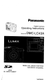 Panasonic Lumix DMC-LC43A Operating Instructions Manual