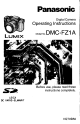 Panasonic Lumix DMC-FZ1A Operating Instructions Manual