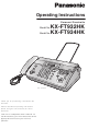 Panasonic KX-FT932HK Operating Instructions Manual