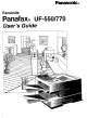 Panasonic PANAFAX UF-550 User Manual