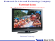 Panasonic Generation Plasma Display Television Technical Manual