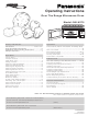 Panasonic NN-H275 Operating Instructions Manual