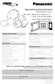 Panasonic NN-H764 Operating Instructions Manual