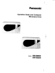 Panasonic NN-MX20 Operation Manual And Cookbook