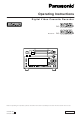 Panasonic AJ-SD255 Operating Instructions Manual