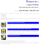 Panasonic KX-P7105 Operating Instructions