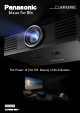 Panasonic PT-AE2000E Brochure & Specs