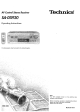 Technics SA-DX930 Operating Instructions Manual