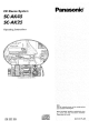 Panasonic SC-AK45 Operating Instructions Manual