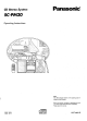 Panasonic SC-PM20 Operating Instructions Manual