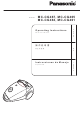 Panasonic MC-CG461 Operating Instructions Manual