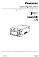 Panasonic AJ-HD1400E Operating Instructions Manual