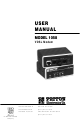 Patton electronics Model 1058 User Manual