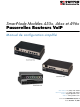 Patton electronics PASSERELLES ROUTEURS VOIP 455X Manuel De Configuration Simplifié