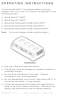 Paxar 9460 Operating Instructions