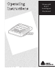Paxar Intelligent Keyboard Monarch 939i Operating Instructions Manual