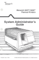 Monarch 9401 System Administrator Manual