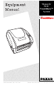 Paxar FreshMarx System Monarch 9416 Equipment Manual