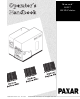 Paxar Monarch 9855 Operator's Handbook Manual