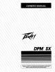 Peavey DPM SX Owner's Manual