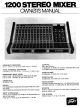 Peavey 1200 Owner's Manual
