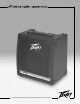 Peavey 280305057 Operation Manual