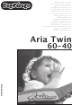 Peg-Perego Aria Twin 60-40 FI000703I85 Instructions For Use Manual
