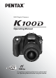 Pentax K100 D Operating Manual