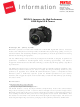Pentax K20D Brochure & Specs