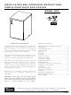 Perlick CS1DPSP Installation And Operation Instructions Manual