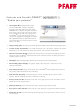 Pfaff expression 2.0 Features And Benefits
