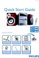 Philips MCD515 Quick Start Manual
