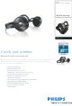 Philips OptiFit earloop SHB6110 Specification Sheet