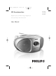 Philips CD SOUNDMACHINE AZ102C User Manual