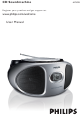 Philips CD SOUNDMACHINE AZ302S User Manual