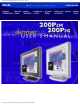 Philips BRILLIANCE 200P3M User Manual
