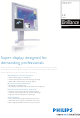 Philips Brilliance 190P7EG Specification Sheet