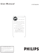 Philips 27PT9007D User Manual