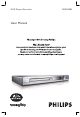 Philips DVDR3380 User Manual