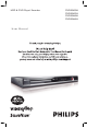 Philips DVDR3450H/ User Manual