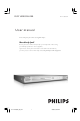 Philips DVP3000K/93 User Manual