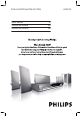 Philips HTS3107 User Manual