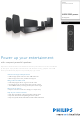 Philips HTS3265 Specifications