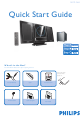 Philips MCD 268 Quick Start Manual