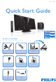 Philips MCD 289/55 Quick Start Manual
