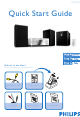Philips MCD137 Quick Start Manual